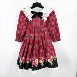 Daisy Kingdom Vintage Red Plaid Dress